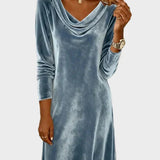 Verity — Relaxed Velvet Dress