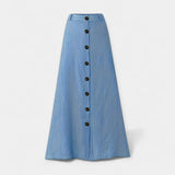 Delta — Sheer Midi Skirt