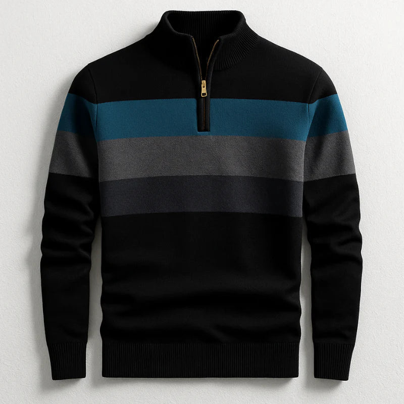 Simon — Men's Comfortable Relaxed Fitted Collared Jumper