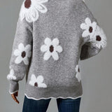 Annabel — Printed Floral V-Neck Blouse