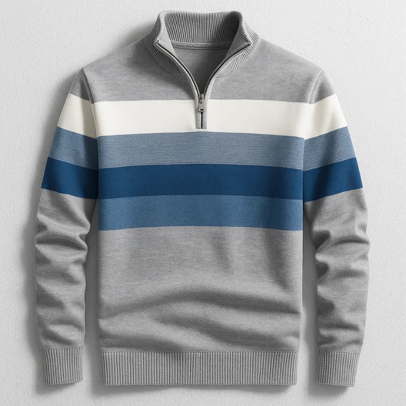 Simon — Men's Comfortable Relaxed Fitted Collared Jumper