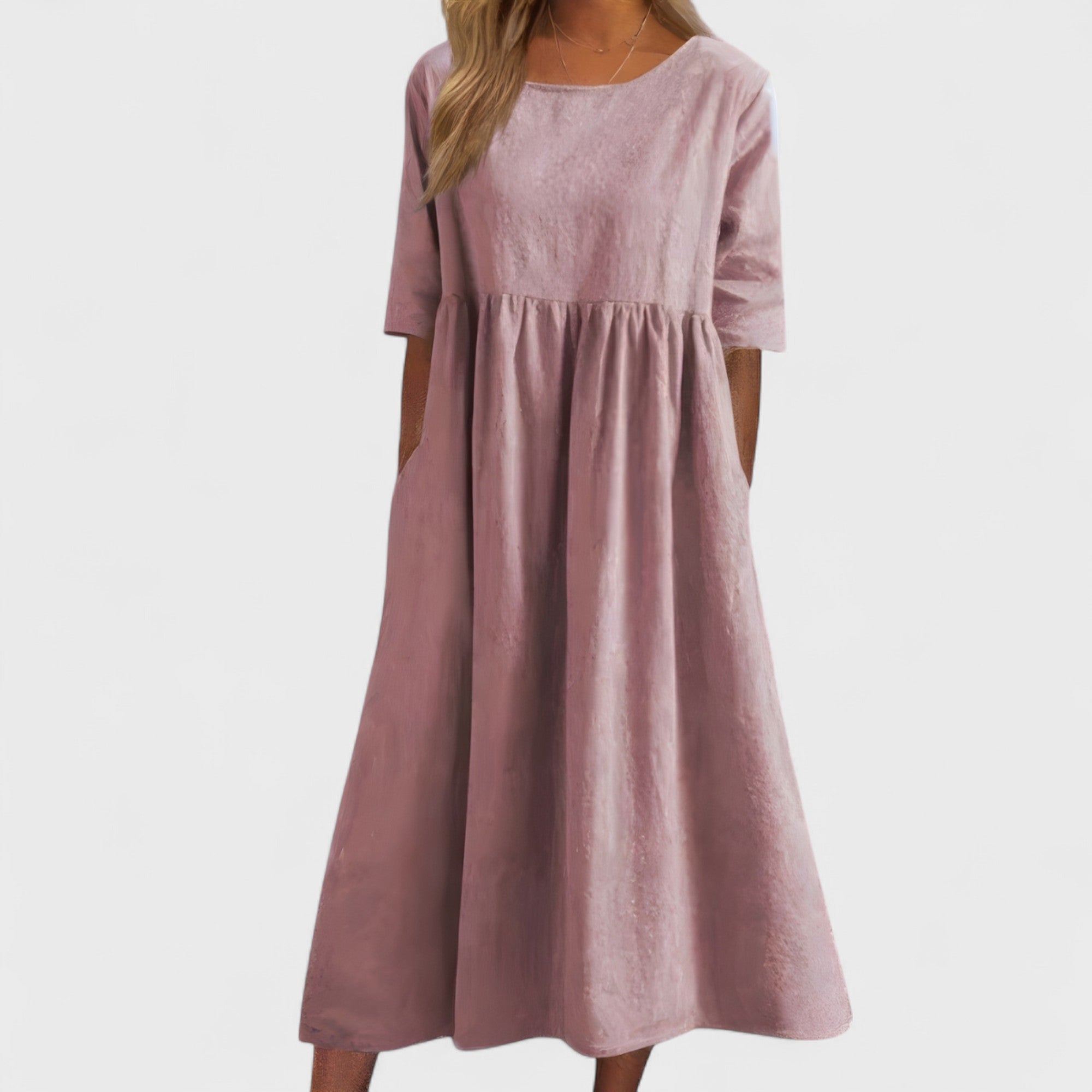 Georgia — Relaxed Wool Cotton Dress