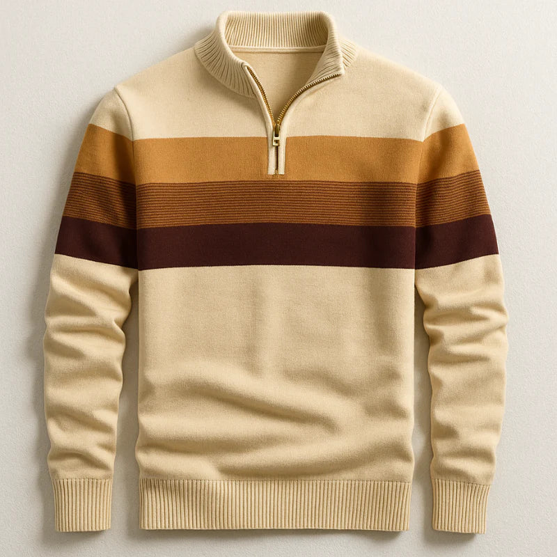 Simon — Men's Comfortable Relaxed Fitted Collared Jumper