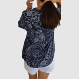 Alice — Printed Floral Blouse