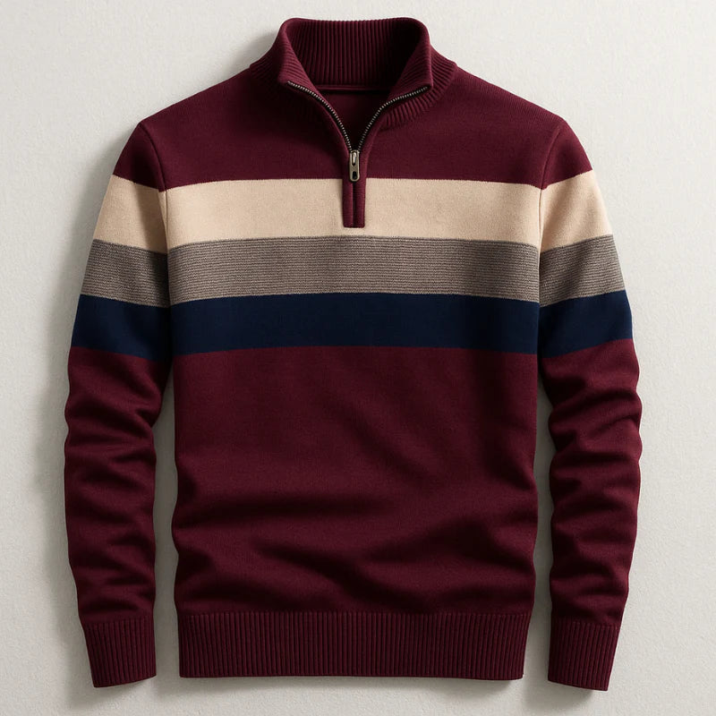 Simon — Men's Comfortable Relaxed Fitted Collared Jumper
