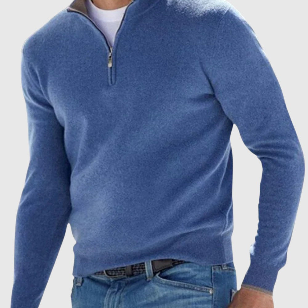 Graham — Men's Elegant Zip Jumper