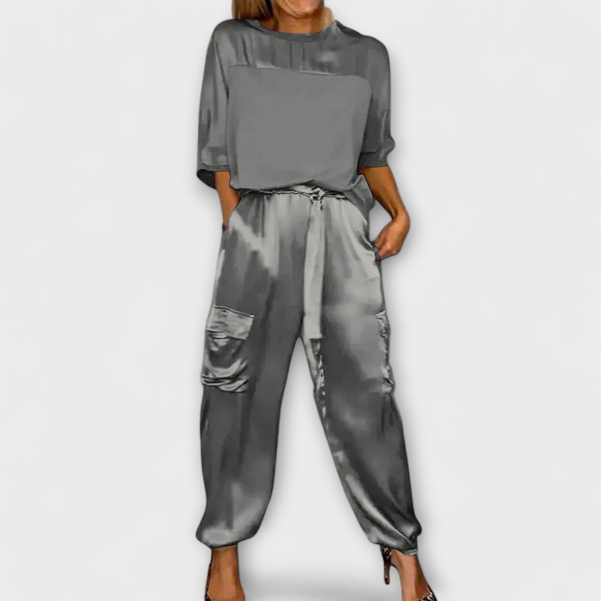 Bea — Two-Piece Silk Set