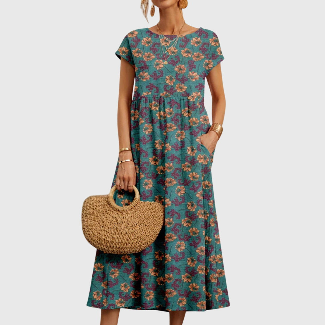 Dorothea — Elegant Floral Dress