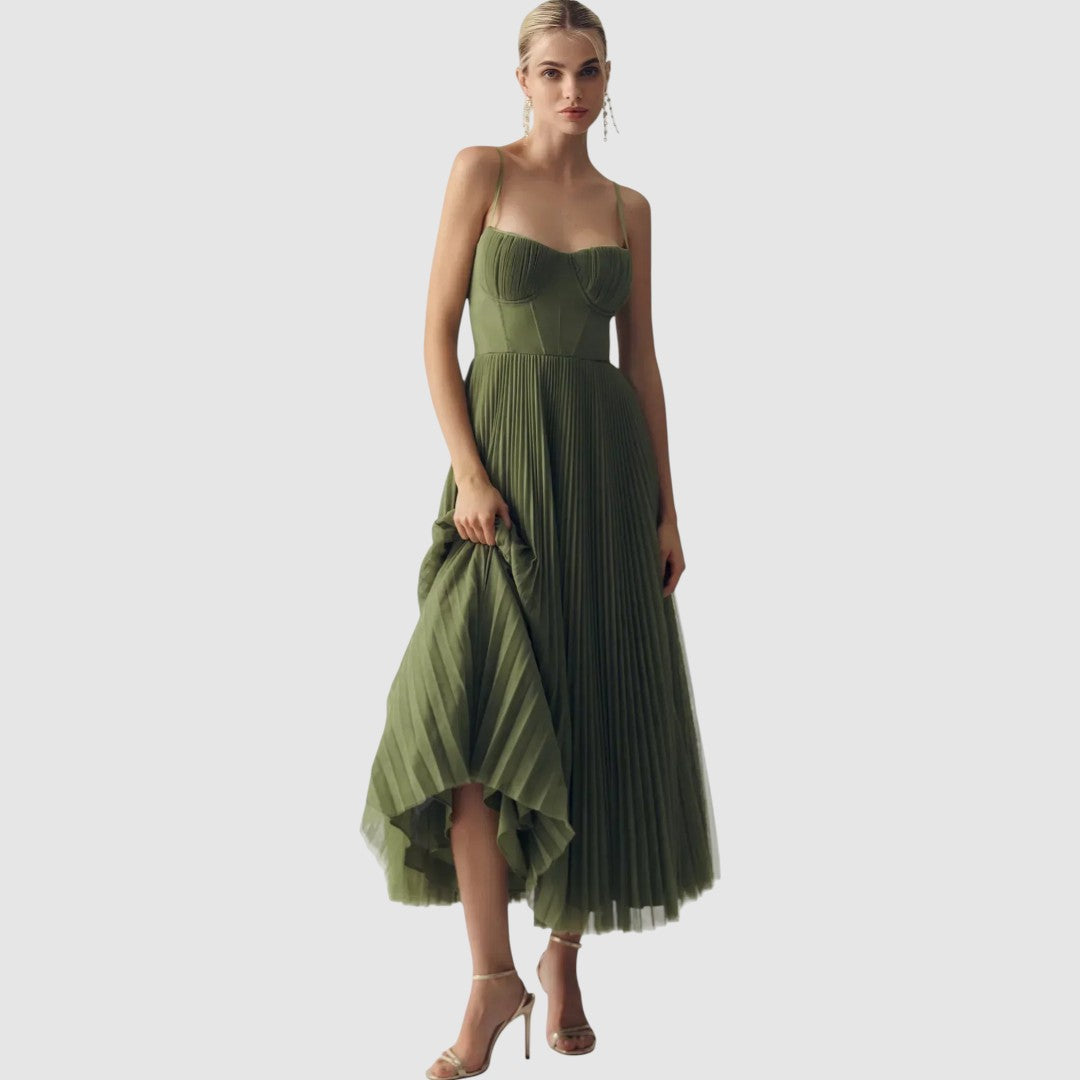 Remi — Summer Flowing Pleated Dress