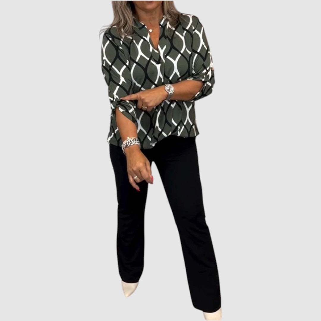 Ella — Printed Blouse