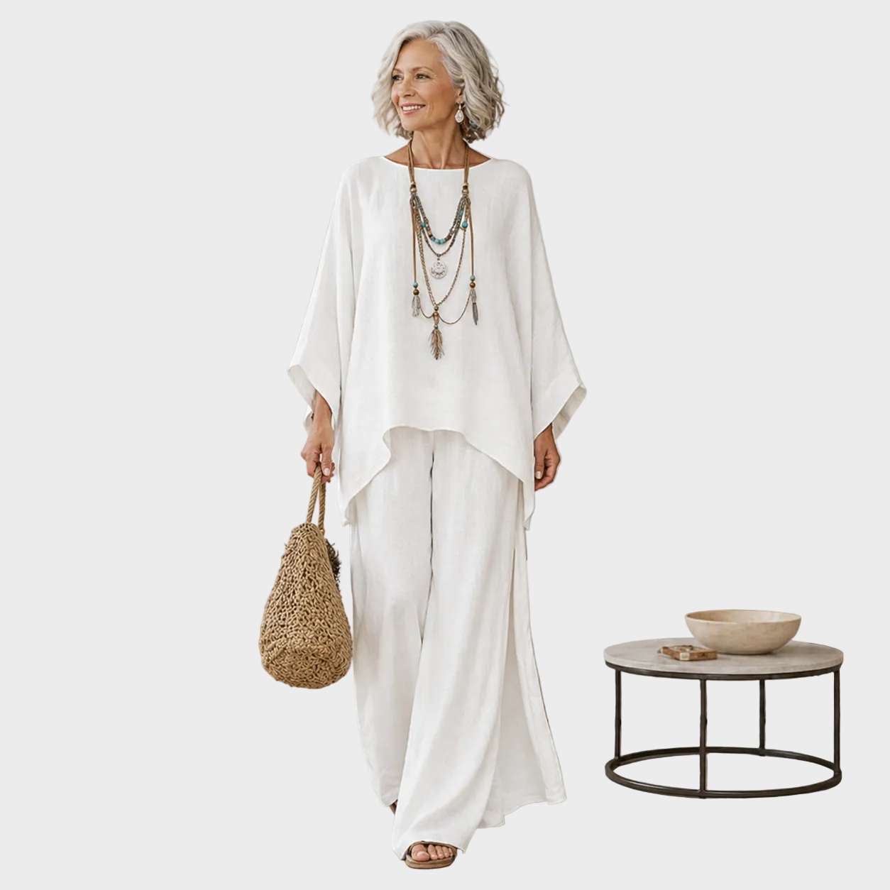 Hazel — Elegant Linen Set