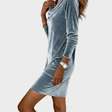 Verity — Relaxed Velvet Dress