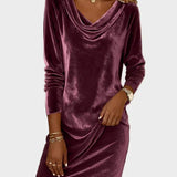 Verity — Relaxed Velvet Dress
