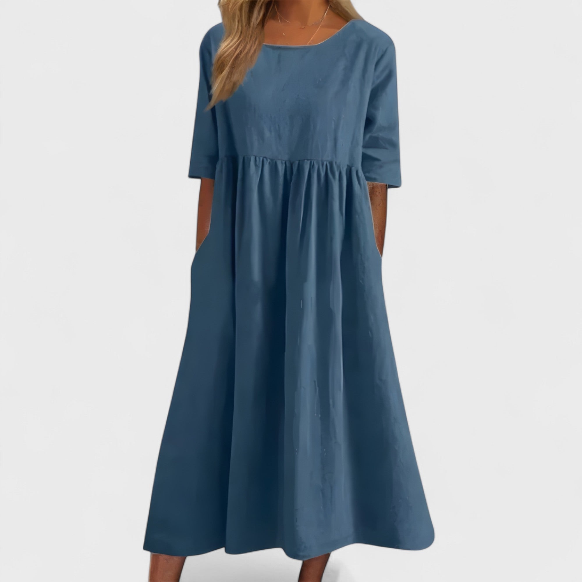 Georgia — Relaxed Wool Cotton Dress