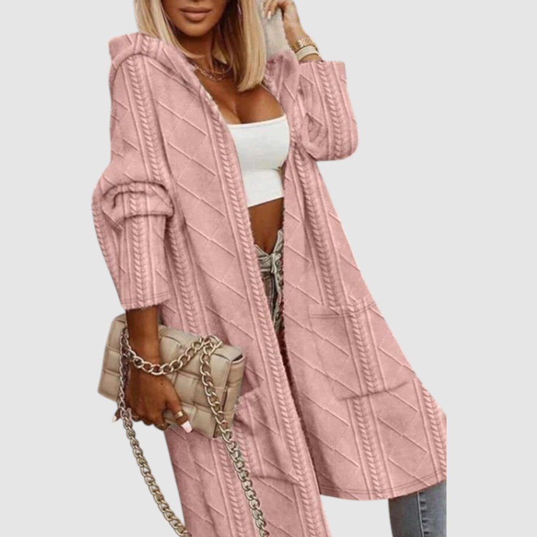 Liv — Hooded Long Cardigan