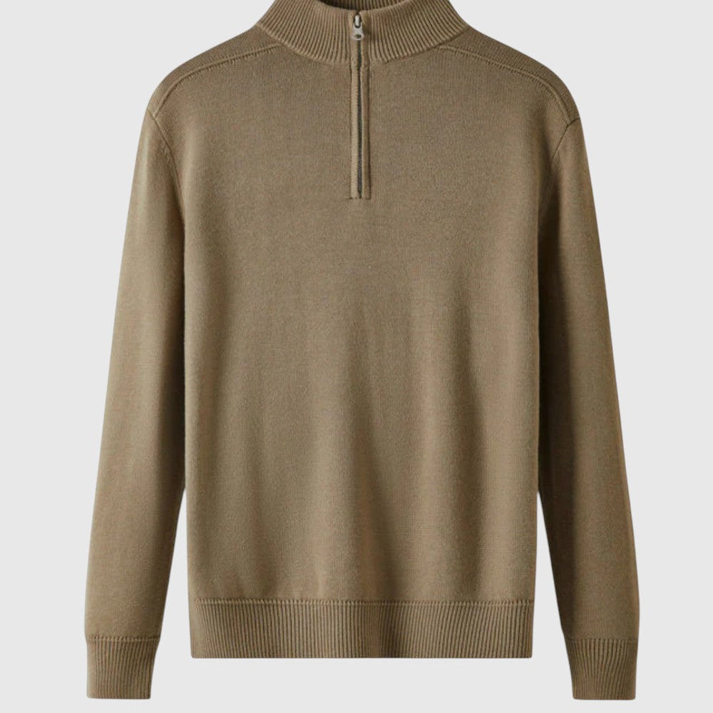 Archie — Men's Zip Wool Jumper