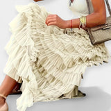 Valerie — Boho Satin Skirt