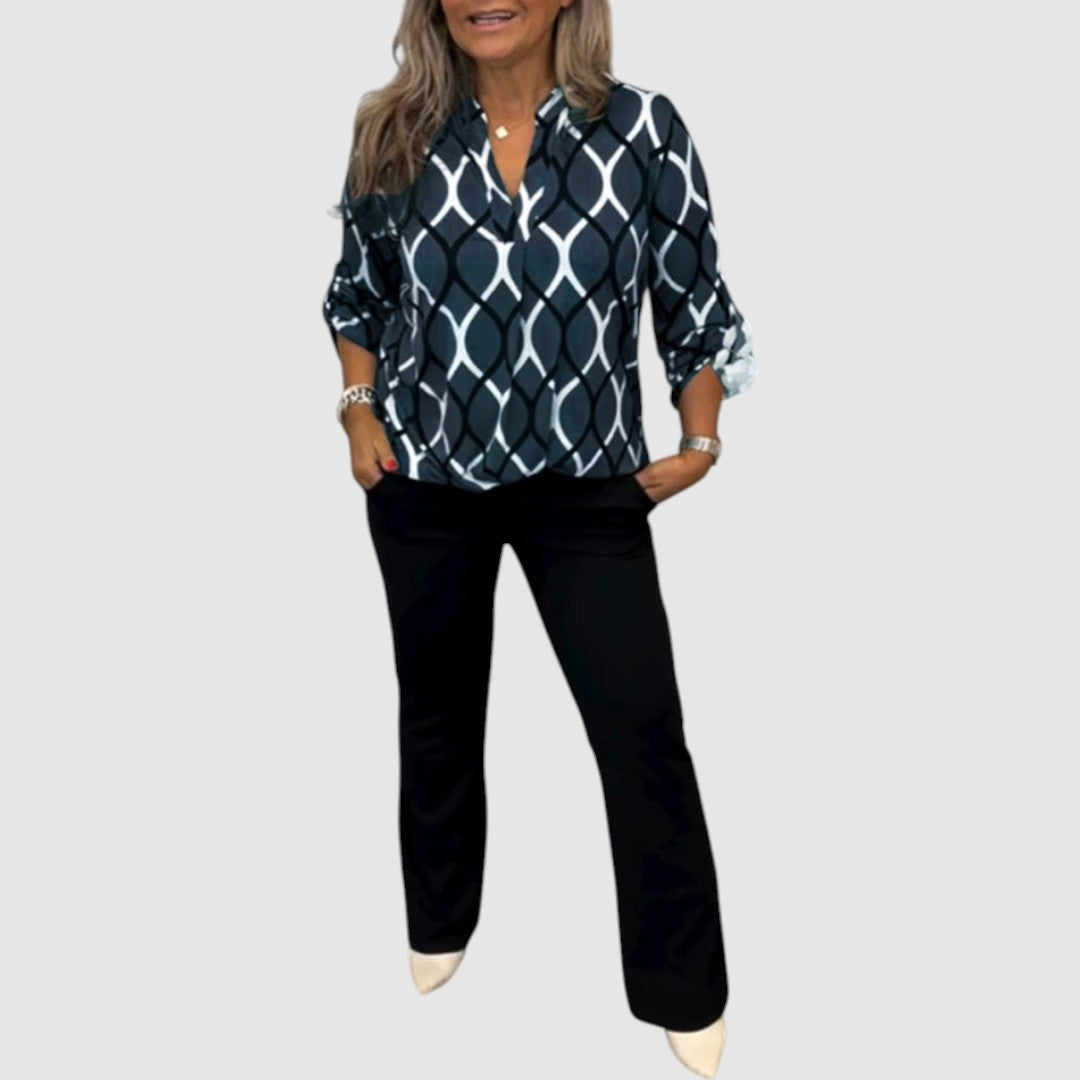 Ella — Printed Blouse