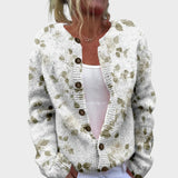 Thea — Autumn Floral Cardigan