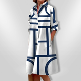Isla — Printed Midi Dress