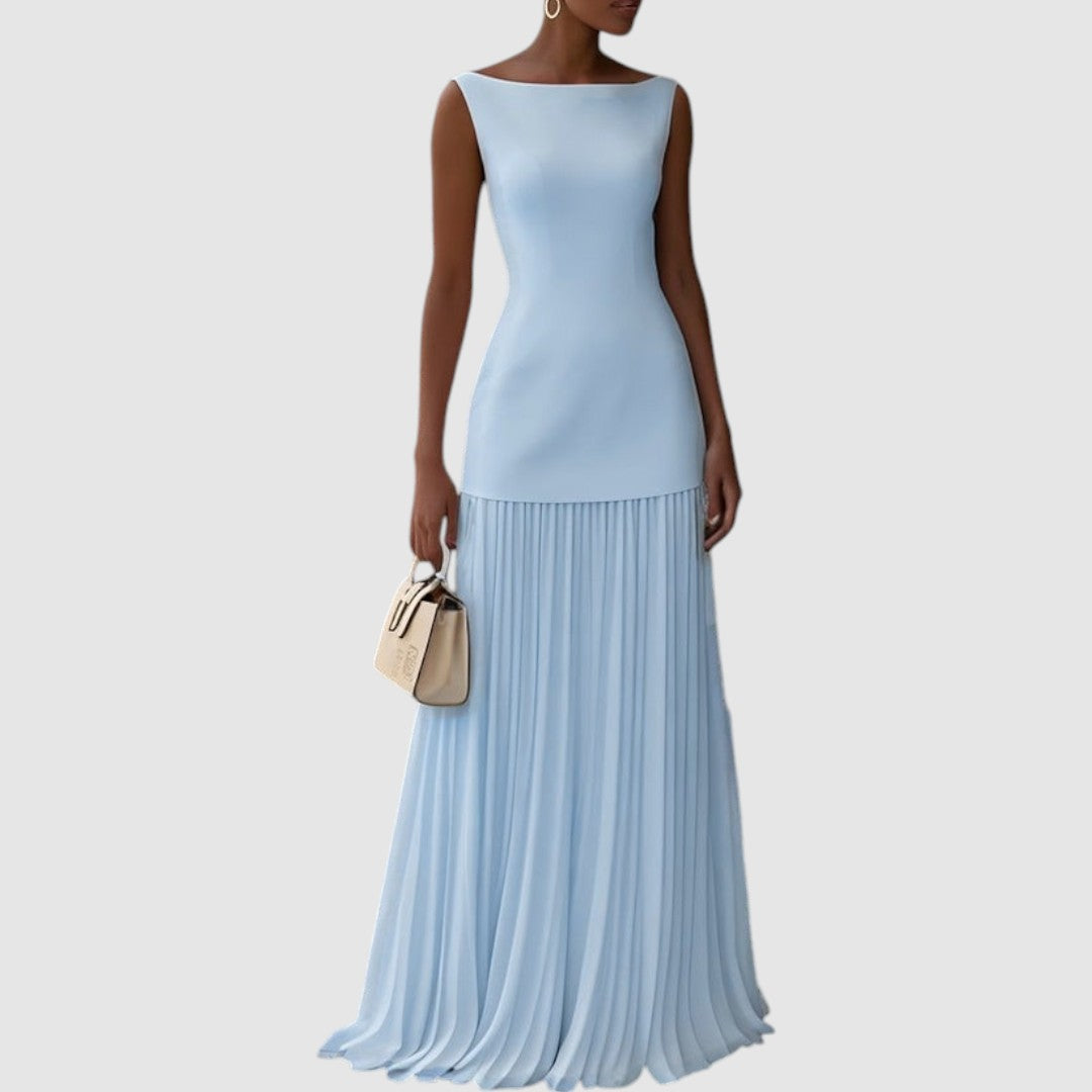 Layla — Printed Sleeveless Maxi Dress