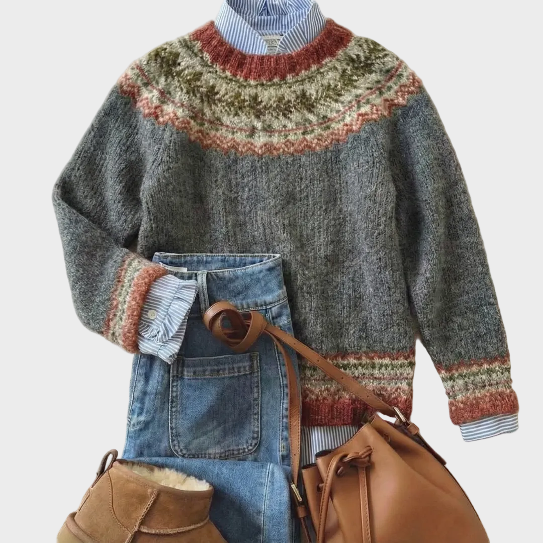 Eleanor — Woven Jumper