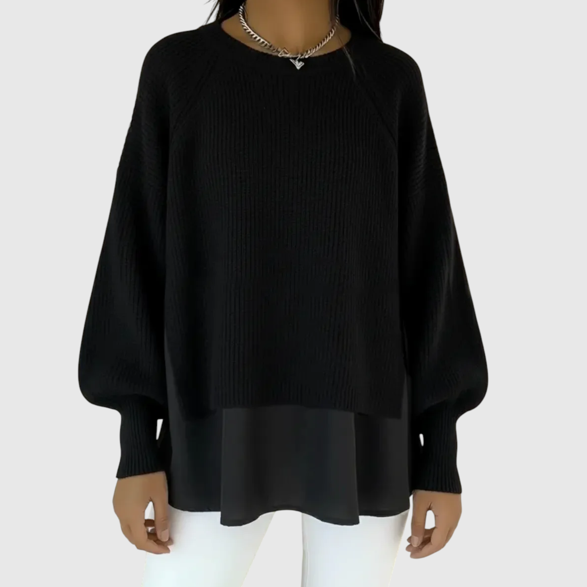 Lila — Warm Comfortable Flowing Collared Jumper