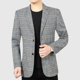 Elijah — Men's Classic Check Blazer