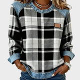 Ivy — Check Sweatshirt