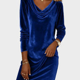 Verity — Relaxed Velvet Dress