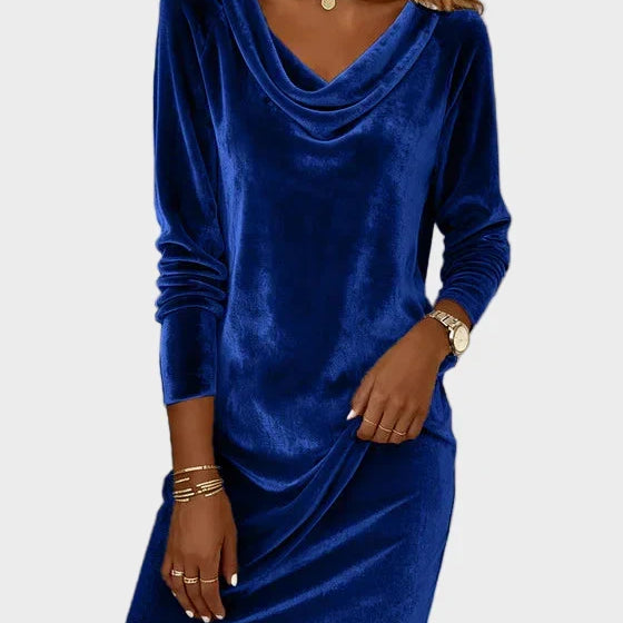 Verity — Relaxed Velvet Dress