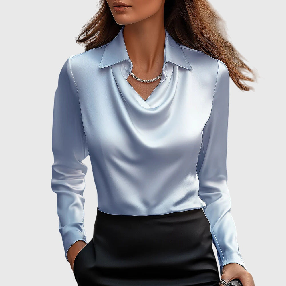 Harper — Elegant Satin Blouse