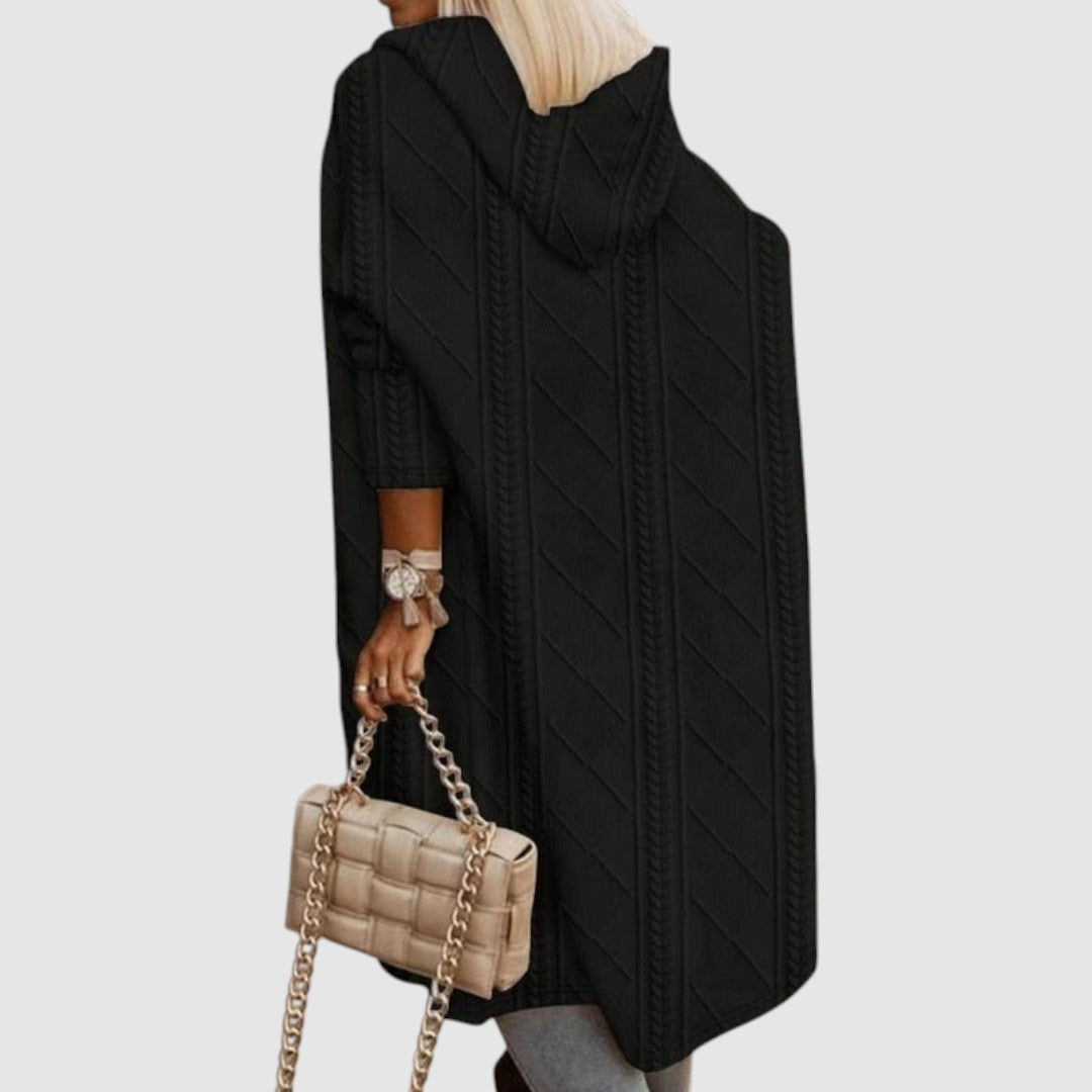 Liv — Hooded Long Cardigan
