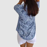 Alice — Printed Floral Blouse