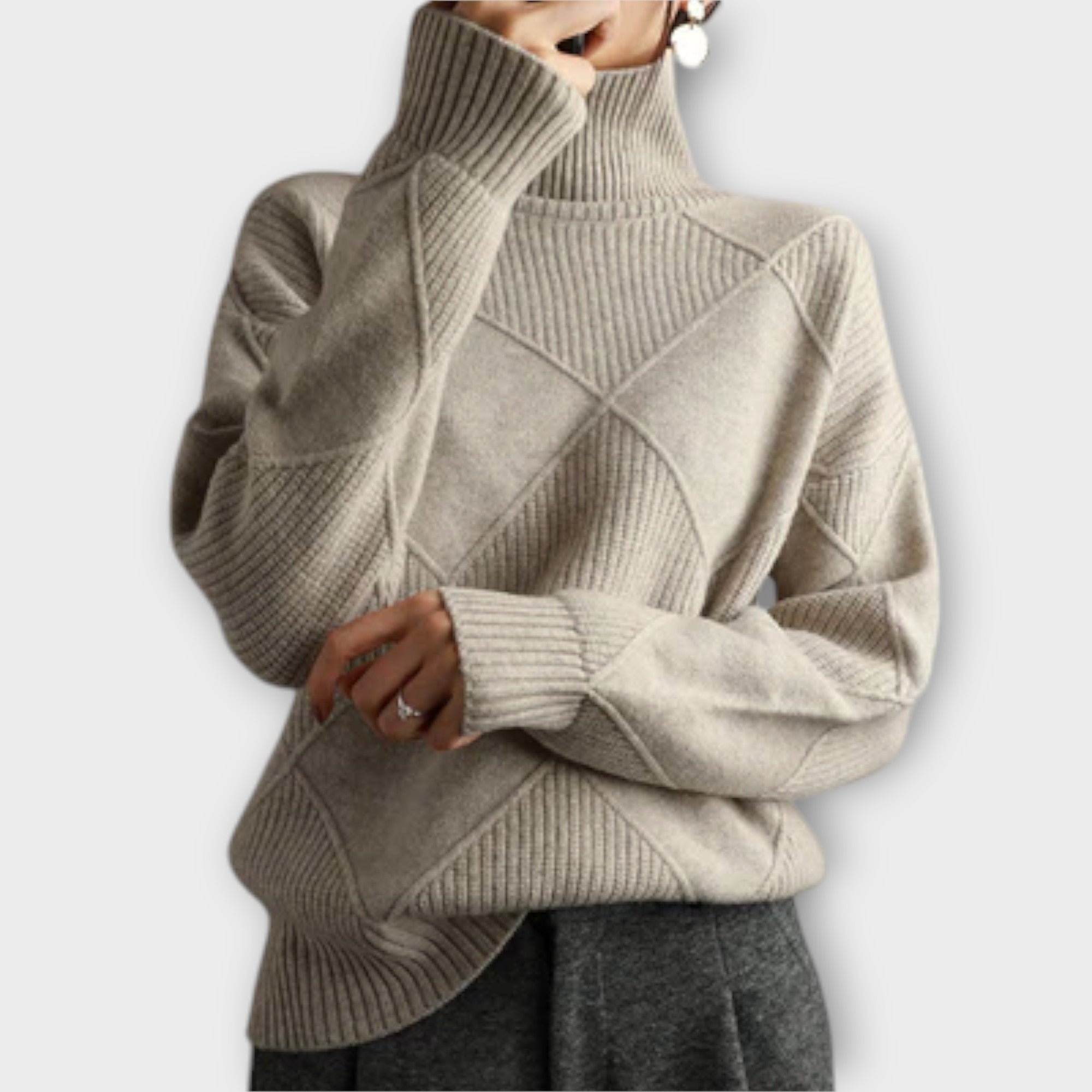 Melanie — Comfortable Turtleneck Jumper
