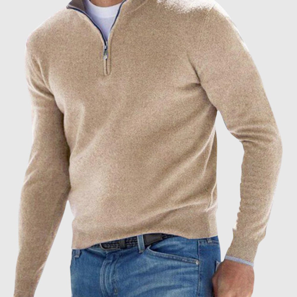 Graham — Men's Elegant Zip Jumper