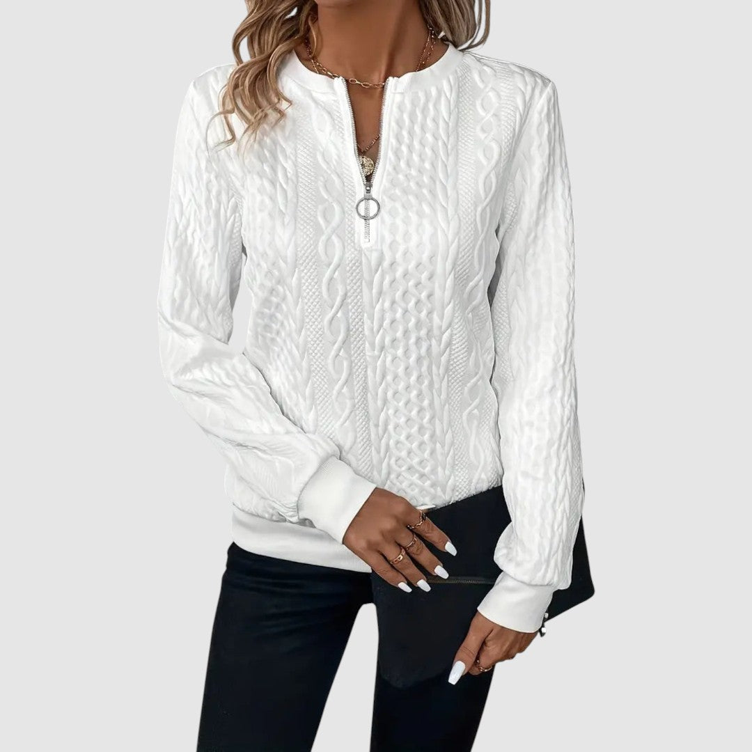 Ella — Stylish Woven Jumper
