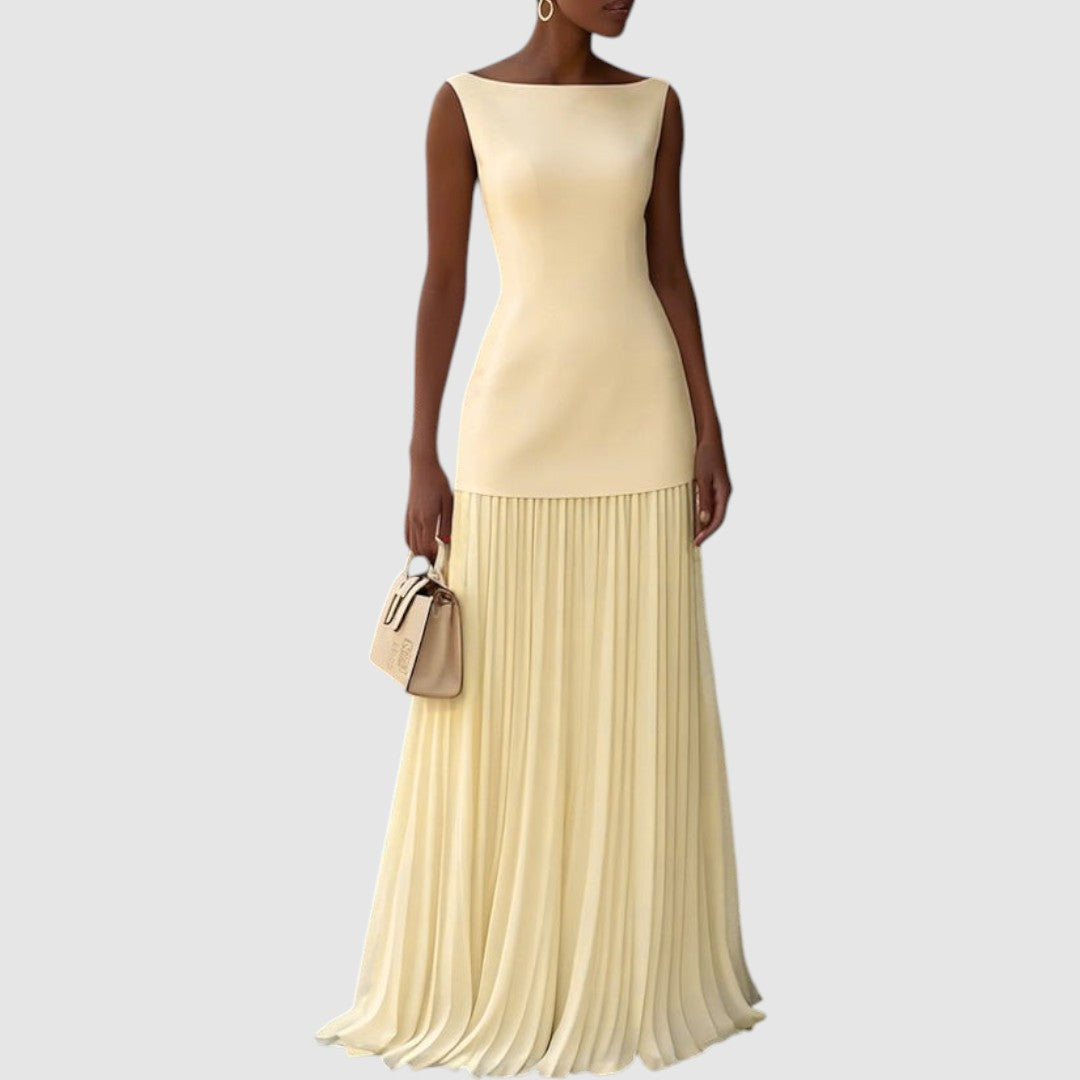 Layla — Printed Sleeveless Maxi Dress