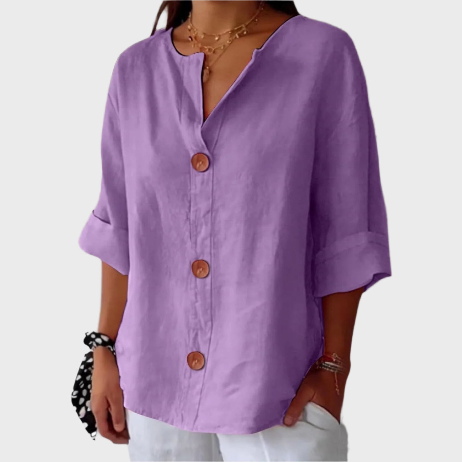 Rosie — Comfortable Linen Shirt