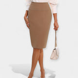 Winifred — High-Waisted Midi Skirt