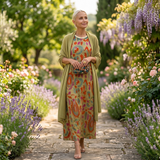 Romy — Printed Floral Long Dress