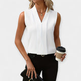 Sadie — Elegant Sleeveless Sleeved Top