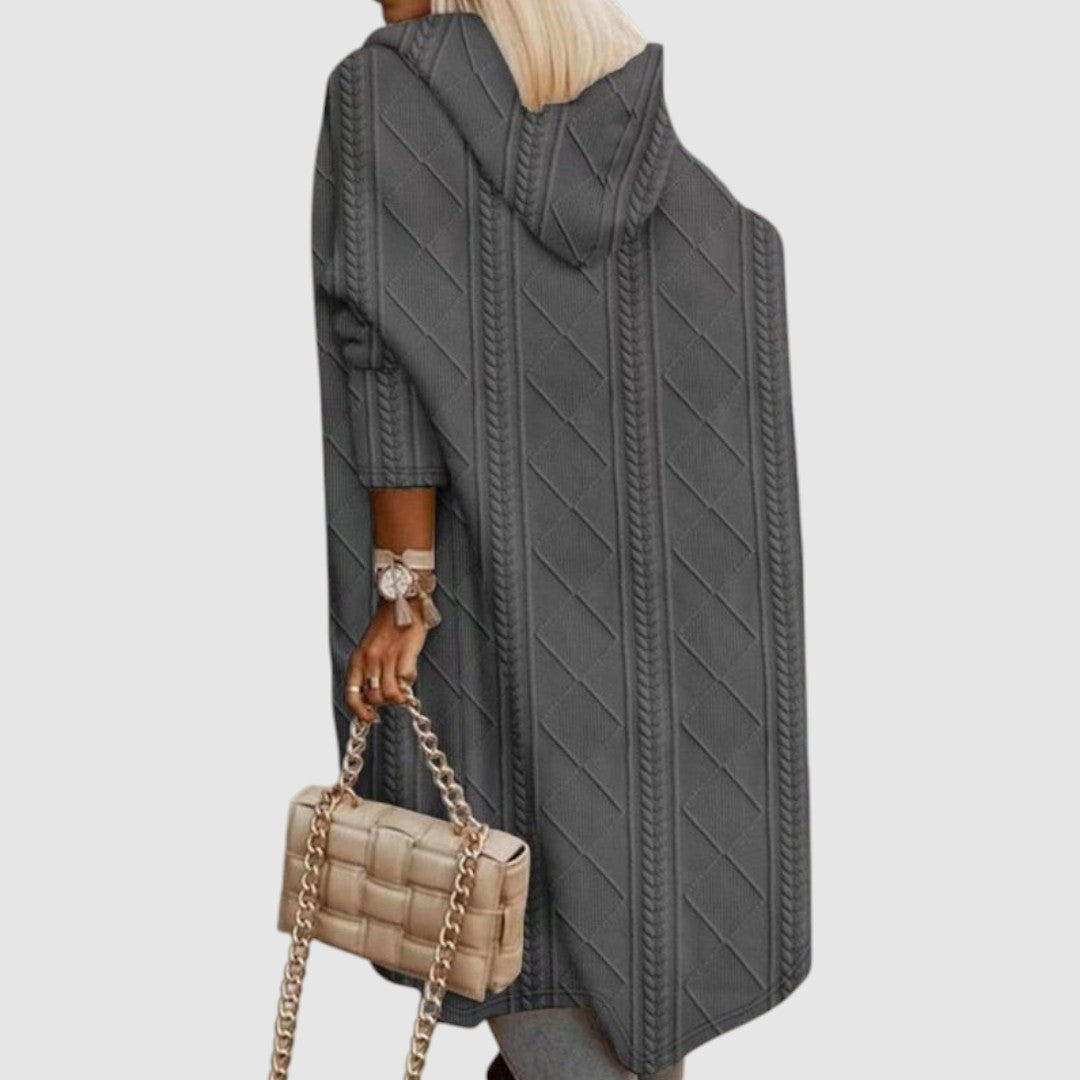 Liv — Hooded Long Cardigan