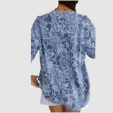 Alice — Printed Floral Blouse