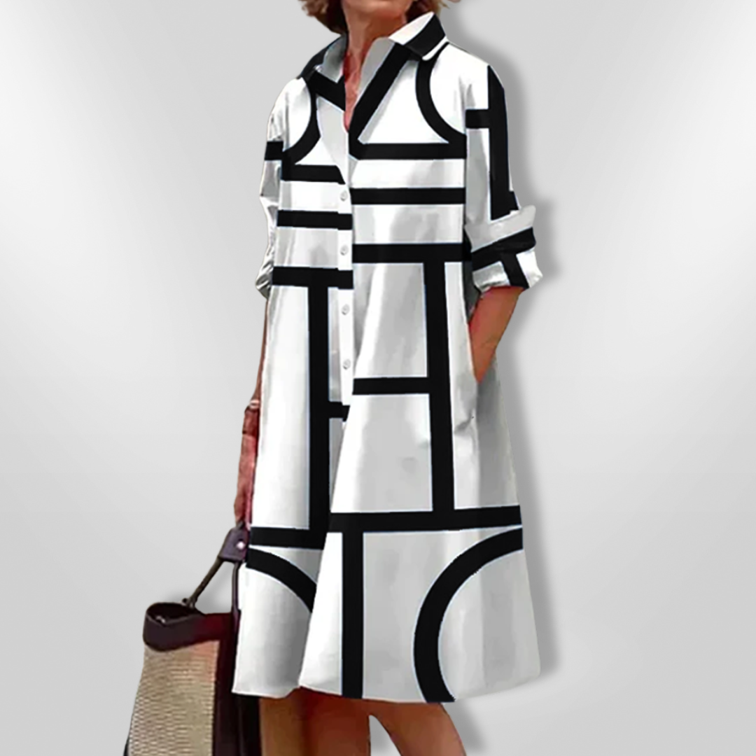 Isla — Printed Midi Dress