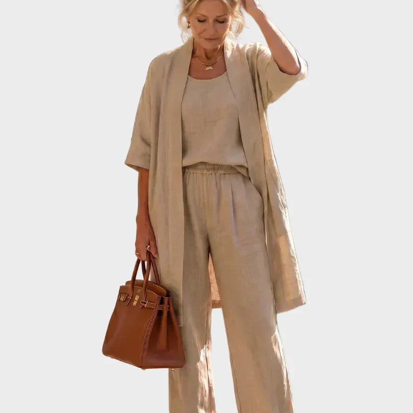 Lark — Flowing Linen Set
