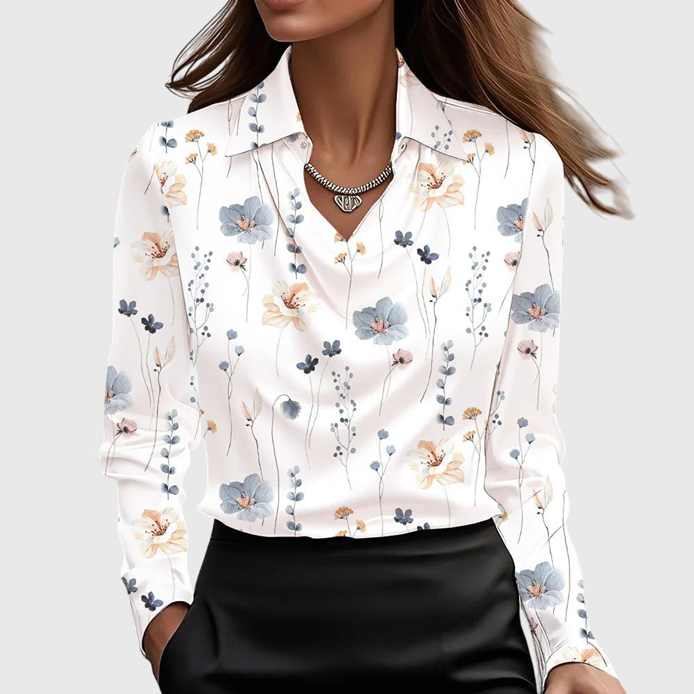 Harper — Elegant Satin Blouse