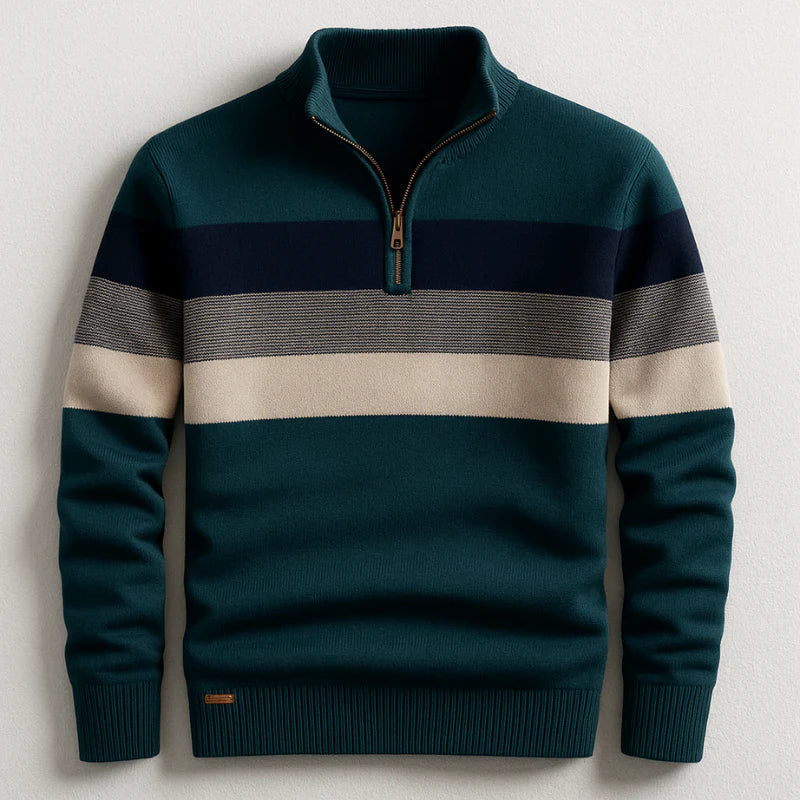 Simon — Men's Comfortable Relaxed Fitted Collared Jumper