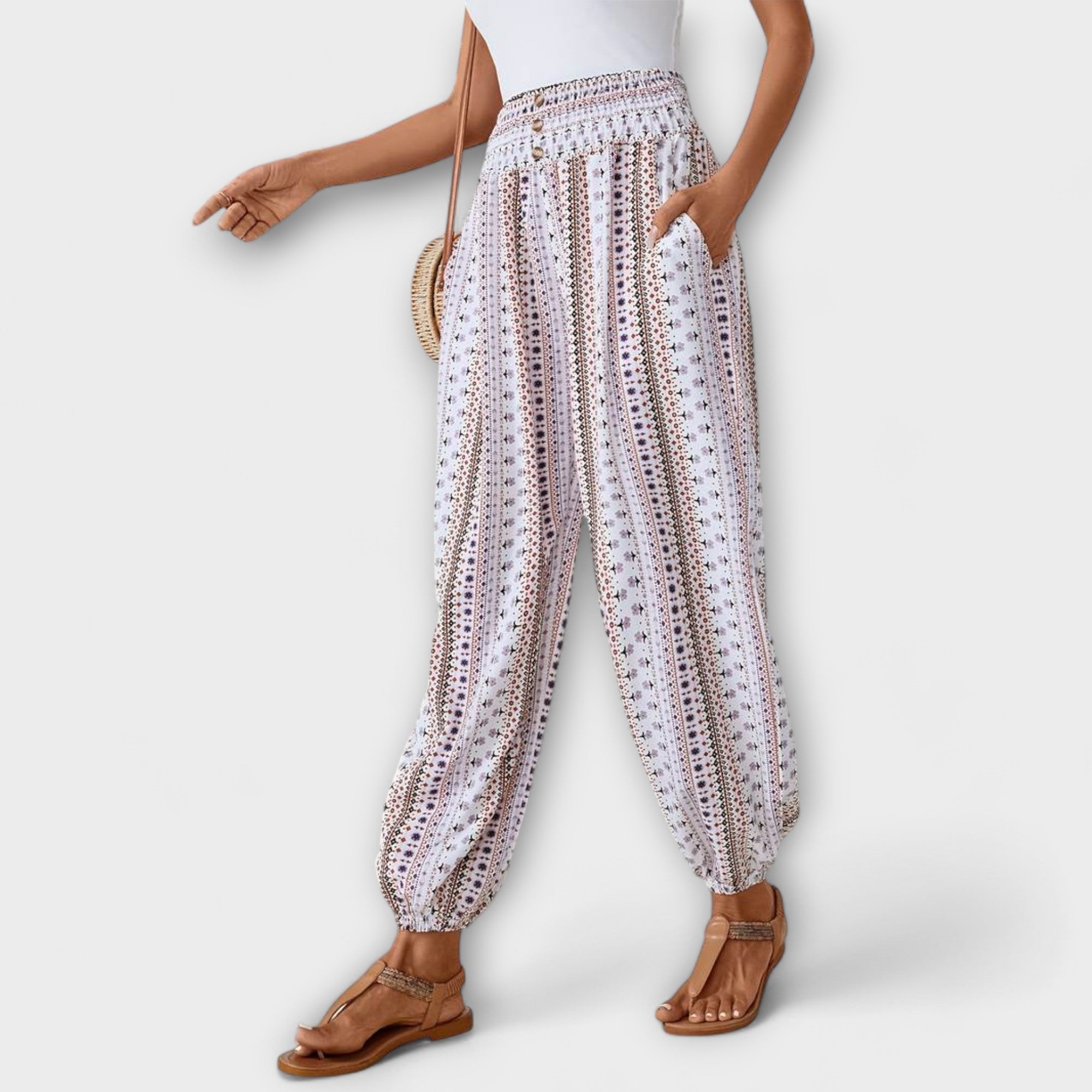 Scarlett — Printed Trousers