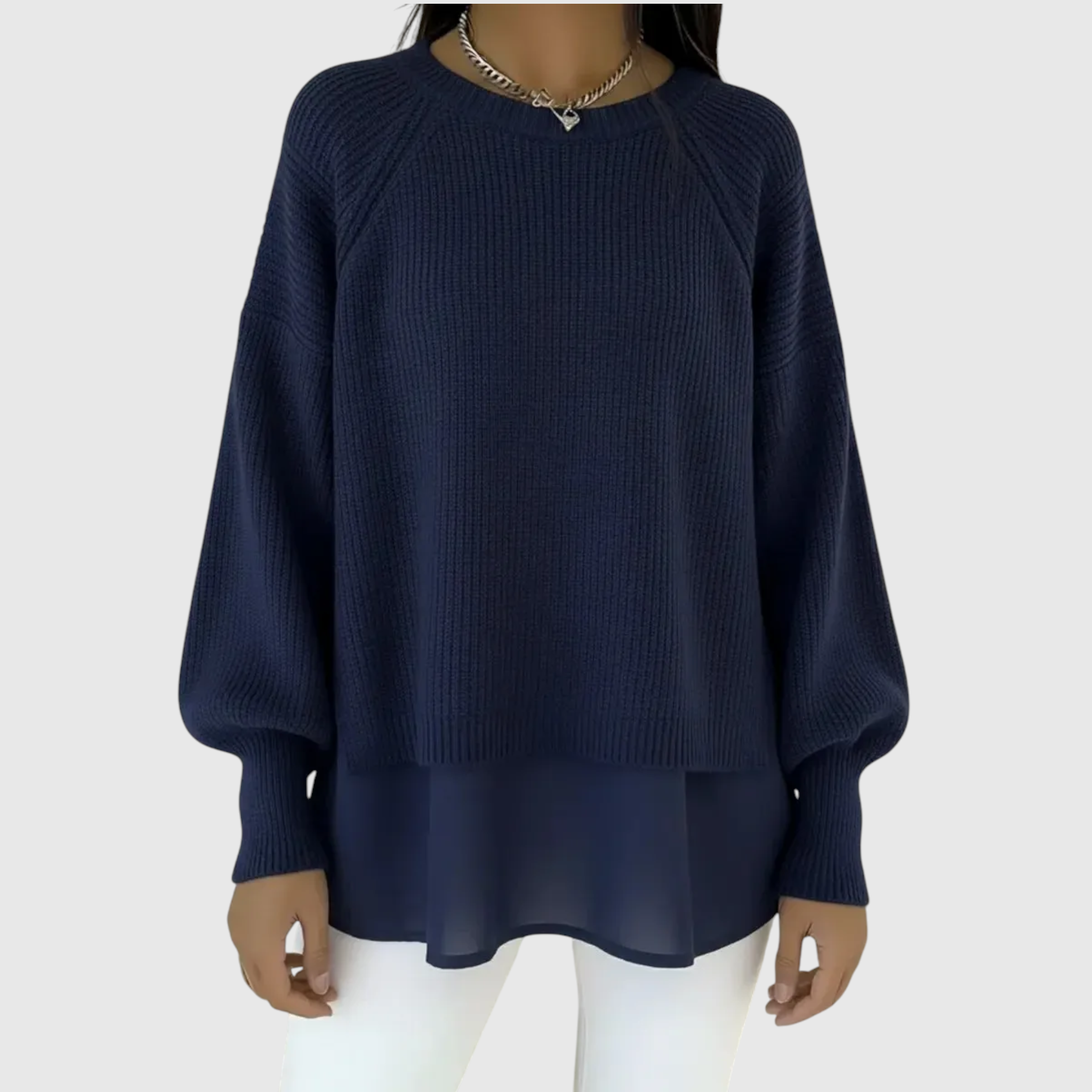 Lila — Warm Comfortable Flowing Collared Jumper